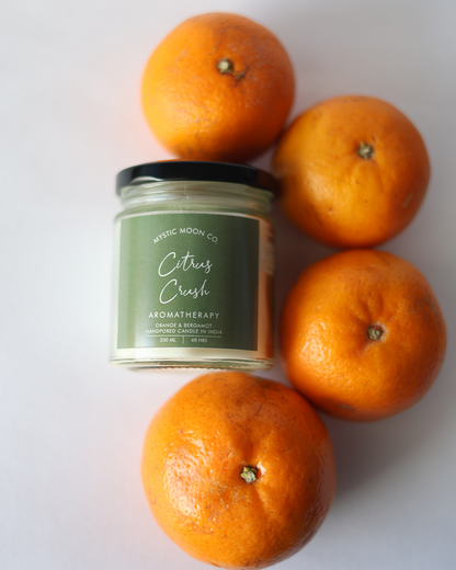 Aromatherapy Candle – Citrus Crush | Orange & Bergamot