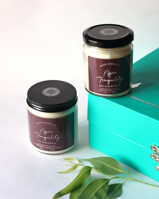 Spa Experience Candle – Aqua Tranquility | Eucalyptus & Mint